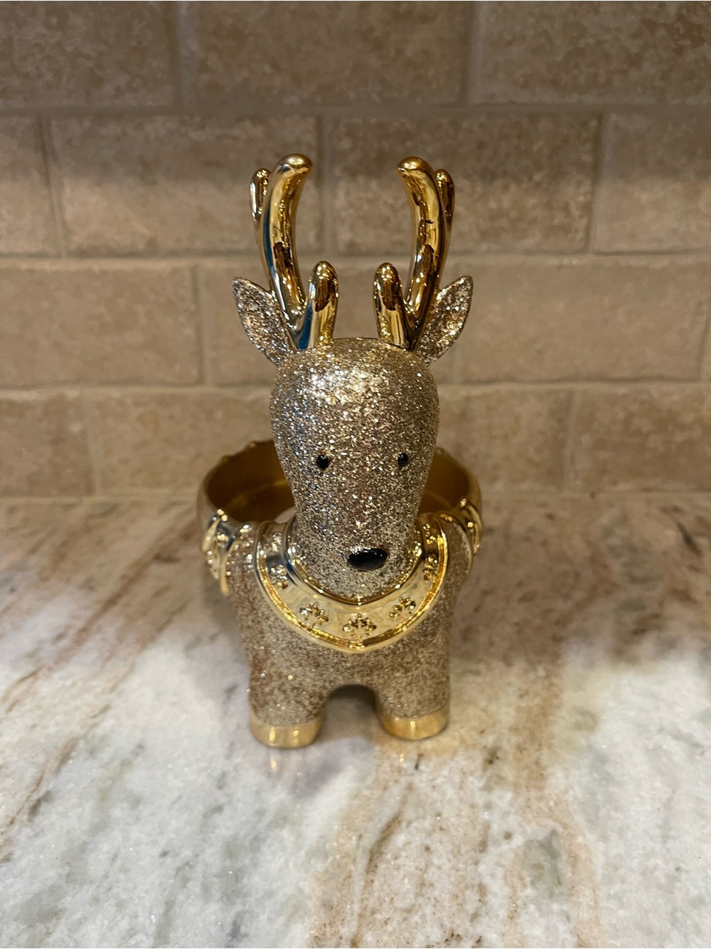 Bath Body Works Christmas reindeer candle holder